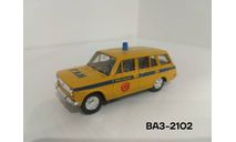 Ваз-2102 милиция, масштабная модель, scale43