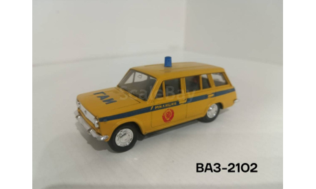 Ваз-2102 милиция, масштабная модель, scale43
