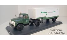 ЗИЛ-130В1 с полуприцепом ОДАЗ-794, масштабная модель, scale43