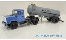 ЗИЛ 442100 с п/п ТЦ-15 цемент, масштабная модель, МАЗ, Start Scale Models (SSM), scale43