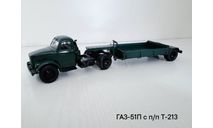 ГАЗ-51П с п/п Т-213, масштабная модель, DiP Models, scale43