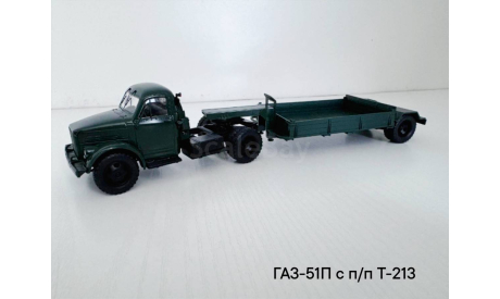 ГАЗ-51П с п/п Т-213, масштабная модель, DiP Models, scale43