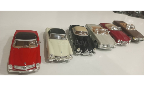Mercedes 190sl  280sl  560sl  190sl  300sl  280sl, масштабная модель, Mercedes-Benz, Bauer/Cararama/Hongwell, 1:43, 1/43