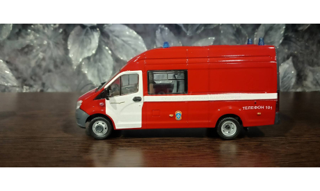 ГАЗель A32R32 пожарный, масштабная модель, Наш Автопром, 1:43, 1/43