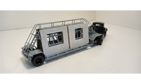 МАЗ-200В с п/п НАМИ-790, масштабная модель, Start Scale Models (SSM), scale43
