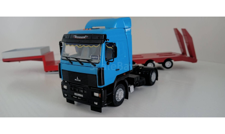 МАЗ-5440 с п/п трал, масштабная модель, scale43