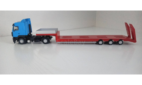 МАЗ-5440 с п/п трал, масштабная модель, scale43