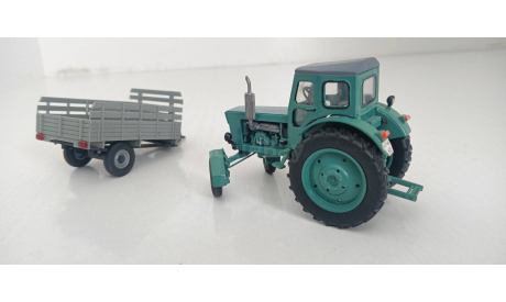 Т-40А с прицепом, масштабная модель трактора, Hachette, scale43