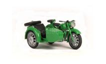 Днепр К-650 зеленый с коляской 1/43, масштабная модель мотоцикла, 1:43