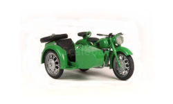 Днепр К-650 зеленый с коляской 1/43