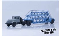 МАЗ-200В с п/п НАМИ-790, масштабная модель, Автоистория (АИСТ), 1:43, 1/43