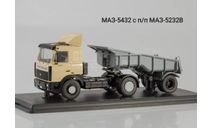 МАЗ-5432 с полуприцепом-самосвалом МАЗ-5232В, масштабная модель, Start Scale Models (SSM), scale43