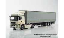 КАМАЗ-5490 с полуприцепом НЕФАЗ-93341, масштабная модель, ПАО КАМАЗ, scale43