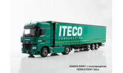 КАМАЗ-54901 с полуприцепом НЕФАЗ-93341 Iteco