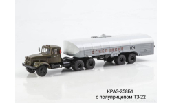 КРАЗ-258Б1 с полуприцепом ТЗ-22