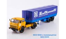 МАЗ-504А с полуприцепом МАЗ-5205, масштабная модель, Start Scale Models (SSM), scale43
