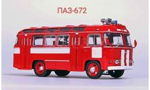 ПАЗ-672 fire, масштабная модель, Classicbus, 1:43, 1/43