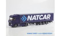 KAMAZ-54901 с п/п НЕФАЗ-93341 NATCAR, масштабная модель, КамАЗ, Start Scale Models (SSM), 1:43, 1/43