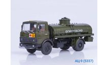 Маз-5337 АЦ-9, масштабная модель, Автоистория (АИСТ), 1:43, 1/43