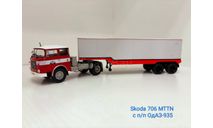 Skoda 706 MTTN с п/п ОдАЗ-935, масштабная модель, Škoda, 1:43, 1/43