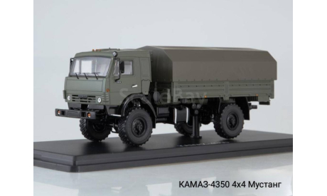 КАМАЗ-4350 4х4 Мустанг, масштабная модель, Start Scale Models (SSM), scale43