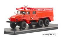 АЦ-40 ПМ-102, масштабная модель, Start Scale Models (SSM), scale43, УРАЛ