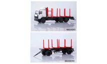 МАЗ-6303 с п/п МАЗ-83781, масштабная модель, Автоистория (АИСТ), scale43