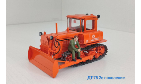 ДТ-75 второго поколения, масштабная модель трактора, Hachette, 1:43, 1/43