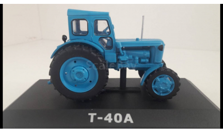 Т-40А, масштабная модель трактора, Hachette, 1:43, 1/43