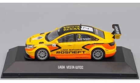 Лада Веста WTCC, масштабная модель, DeAgostini, scale43, ВАЗ