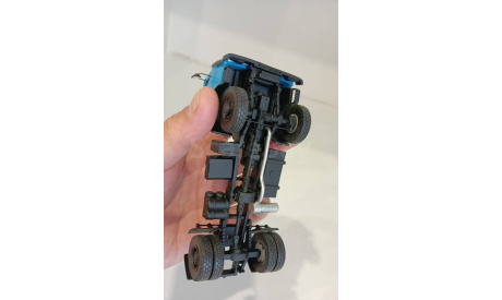 МАЗ-5434 (4х4) с п/п трал, масштабная модель, scale43