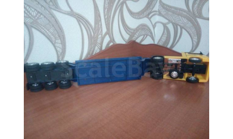 Тягач:Mercedes -Benz-Actros+2 полуприцепа, масштабная модель, Mercedes-Benz, 1:32, 1/32