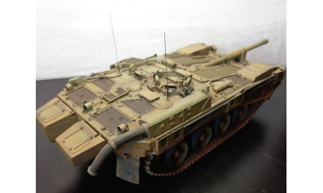 собранная и окрашенная модель танка Strv 103 S (Trumpeter), масштабные модели бронетехники, 1:35, 1/35