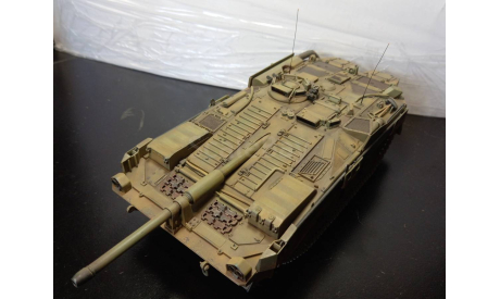 собранная и окрашенная модель танка Strv 103 S (Trumpeter), масштабные модели бронетехники, 1:35, 1/35