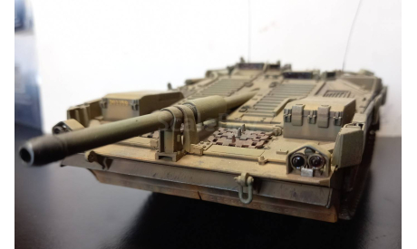 собранная и окрашенная модель танка Strv 103 S (Trumpeter), масштабные модели бронетехники, 1:35, 1/35