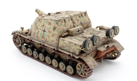 модель танка Brummbar (early) с циммеритом от Dragon в 1:35., масштабные модели бронетехники, scale35