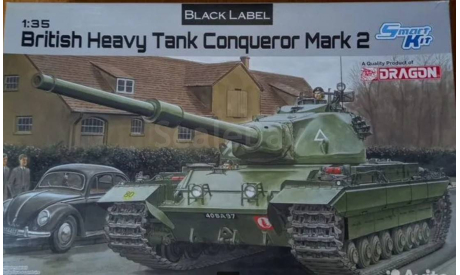 Тяжелый английский танк Соnqueror Маrk 2 от Drаgon в  1:35, сборные модели бронетехники, танков, бтт, Dragon, scale35