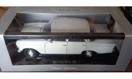 Mercedes-Benz 200 W110 Heckflosse 1966 Norev 1:18, масштабная модель, scale18