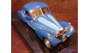 Bugatti 57 SC Corsica 1938 от Luxcar 010 в 1:43 закрыто заднее колесо, литые диски, масштабная модель, scale43