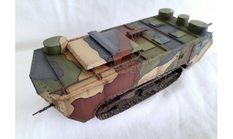 модель французского Сен-Шамон (Saint -Shamond) в 1:35, масштабные модели бронетехники, Hobby Boss, scale35
