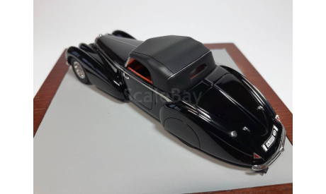 Bugatti T57 Voll and Ruhrbeck Cabrio Luxcar 012B, масштабная модель, scale43