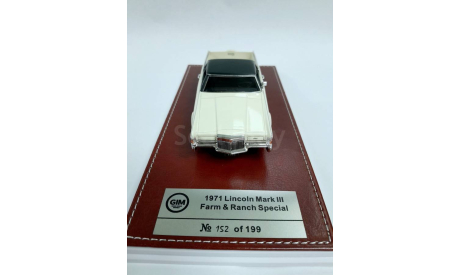 LINCOLN Mark III (1972)от GIM (подразделение Matrix) 1:43, масштабная модель, GIM (Matrix), scale43