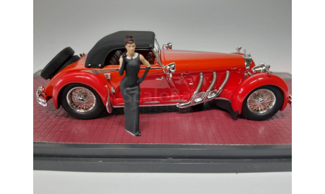 MERCEDES-BENZ 680S Armbruster Roadster  1932 от Matrix 143, масштабная модель, 1:43, 1/43