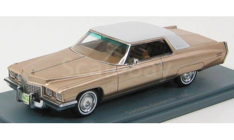 Cadillac Coupe de Ville 1972 Gold Metallic Neo 1/43, масштабная модель, Neo Scale Models, 1:43