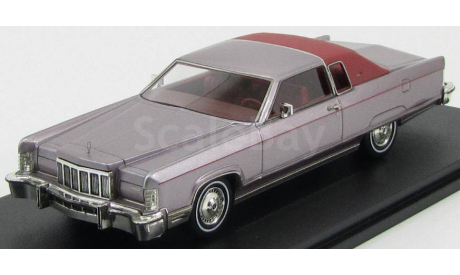 Lincoln Continental Coupe 1976 от GLM 101601 в 1:43 Rose Metallic, масштабная модель, scale43