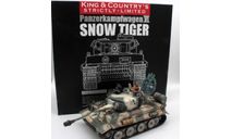 модель танка Tiger I ’Snow Tiger’ в 1:30 от King & Country, масштабные модели бронетехники, scale30