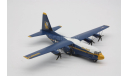 Lockheed C-130J Hercules Gemini Jets 1:200 G2USM921 пилотажной группы ’Голубые ангелы’ Blue Angels, масштабные модели авиации, scale160