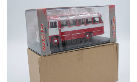 Паз PAZ 672 Пожарный 03 1979 СССР ClassicBus, масштабная модель, scale43