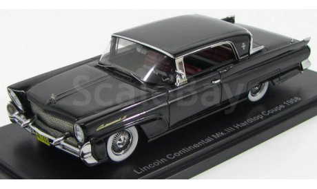 Lincoln Continental MK III 1958 Black NEO46000, масштабная модель, Neo Scale Models, scale43