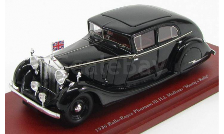Rolls Royce Phantom III 1936 ’Monty’s Rolls’ General Montgomery от  TSM124363, масштабная модель, Rolls-Royce, TSM Model, scale43